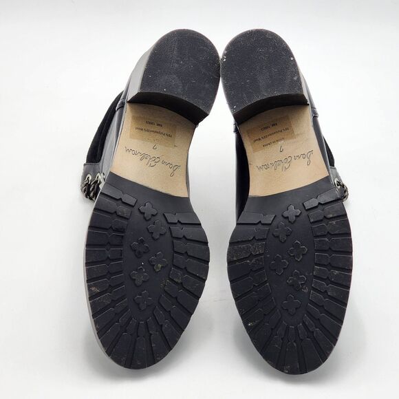 Sam Edelman Manchester Lace Up Heeled Ankle Booties Size 7 - Picture 7 of 10